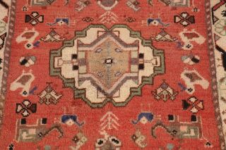 Tribal Semi - Antique Traditional Abadeh Area Rug Geometric Oriental Handmade 2x4 3