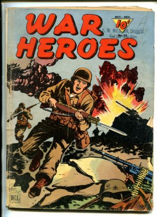 War Heroes 10 1944 - Dell - Vg - Comic Book