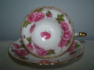 Foley Signed Paul Granet Century Rose English Bone China Cup And Saucer