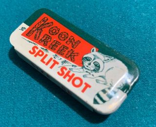 Koon Kreek Vintage Split Shot Sinker Tin Size Bb Very Rare