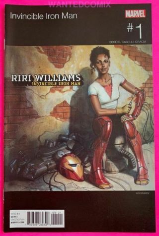 Invincible Iron Man Riri Williams 1 Granov Hip Hop Variant Cover & Thanos