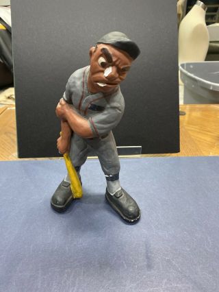 Fair 1941 Vintage L L Rittgers Chalkware Baseball Batter Figure Figurine