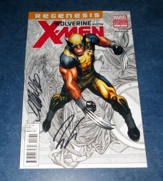 Wolverine And The X - Men 1 Signed 1:25 Variant Frank Cho Jason Aaron Marvel