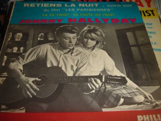 Johnny Hallyday Retiens La Nuit Ep French 7 " Vinyl Record 432.  739be