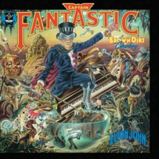 Elton John - Captain Fantastic And The Brown Dirt Cowboy Vinyl Lp W/poster
