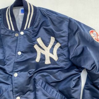Vintage Baseball Jacket Officially Licensed MLB York Yankees Dugout NY 2