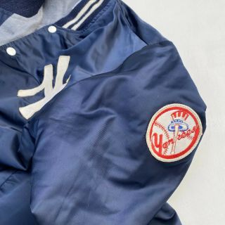 Vintage Baseball Jacket Officially Licensed MLB York Yankees Dugout NY 3