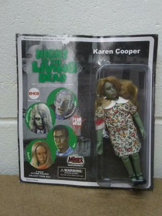 Night Of The Living Dead Figure Karen Cooper Emce 8 " 2011 Nib Monster Channel