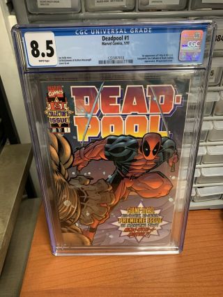 Deadpool (1997) 1 Cgc 8.  5 White Pages