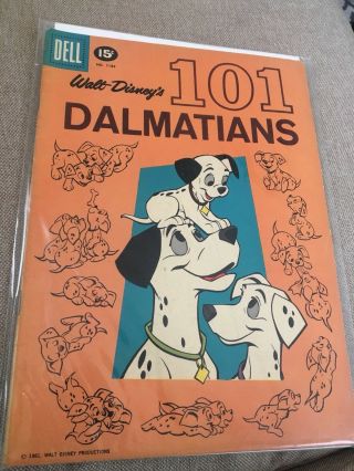 Walt Disney’s 101 Dalmatians 1183 - 1961 - Comic Book - Nm Publish: Dell