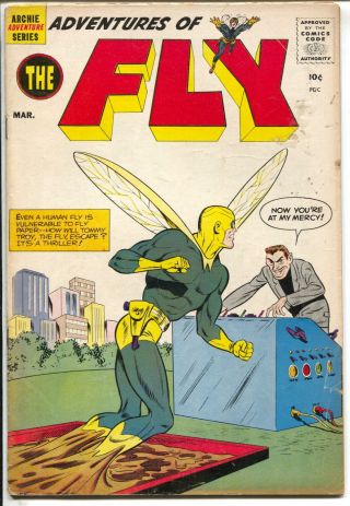 Adventures Of The Fly 5 1960 - Archie - Vg - Comic Book