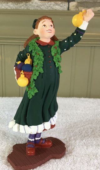 Dept 56 " All Through The House " Tess Trims The Tree Retired Series