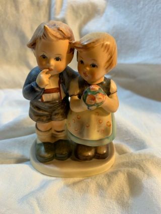 Hummel Vintage Boy And Girl With Flowers Similar To We Congratulate