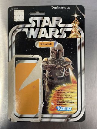 Vintage Star Wars Boba Fett 21 - Back Cardback 1979 Kenner