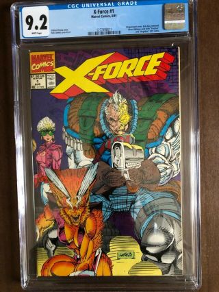 X - Force 1 Aug 1991,  Marvel Comics,  Cgc Grade 9.  2 Nm -