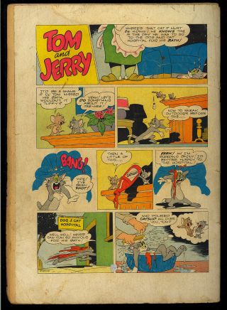 Four Color 193 (Tom and Jerry 1) MGM Golden Age Dell Comic 1947 GD 2