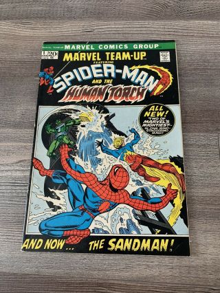 Marvel Team - Up 1 1971 Human Torch Spider - Man 1st Full Misty Knight Vg,  1 Owner
