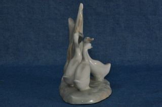 Lladro Figurine - Three Geese And Tree