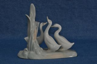 Lladro Figurine - Three Geese and Tree 2