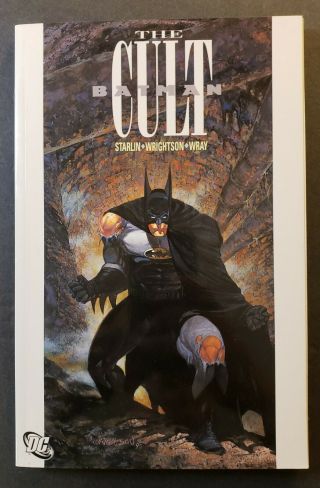 Batman: The Cult Tpb Soft Cover Dc Comics Fifth Printing Rare H.  T.  F.  Vf/nm