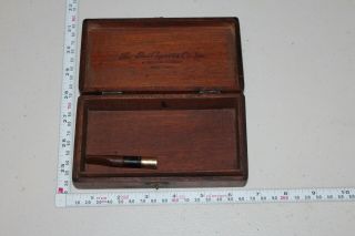 The Bud Cigarette Company Cigar Box Wooden 2