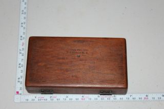 The Bud Cigarette Company Cigar Box Wooden 3