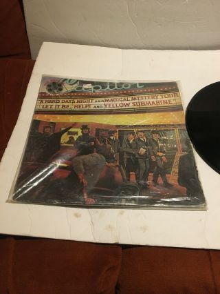 The Beatles Lp Record Album Reel Music 1982 Capitol W Program