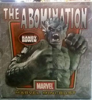 The Abomination Marvel Mini - Bust (sculpted By Randy Bowen) Marvel