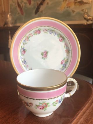 Antique English Tea Cup & Saucer
