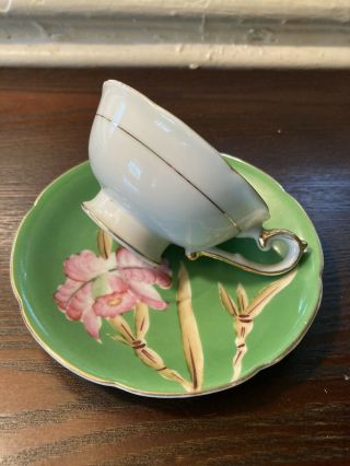 Chugai - Made In Occupied Japan - Cup And Saucer - China - Hand Painted