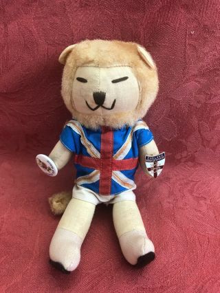Vintage World Cup Willie 1966 England Mascot Lion,  Plush Toy