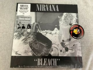 Nirvana Bleach Limited Blue Marble Rock Lp Vinyl 2020 Piranha Records