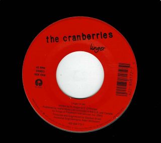 The Cranberries Rare Nm - 45rpm Linger & Dreams