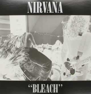 Nirvana Bleach (blue/black) Debut Album Limited Edition Colored Vinyl Lp