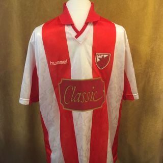 Vintage Red Star Belgrade 1991 Crvena Trikot Maglia Hummel Classic Shirt Nr