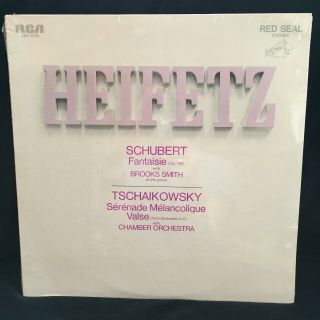 Jascha Heifetz Violin Schubert Fantasie & Tchaikovsky - Rca St Lp Factory