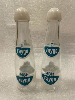 Set Of Vintage Faygo Pop Salt And Pepper Shakers Detroit Mi.