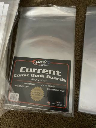 Comic Book Bags And Boards Variety Pack