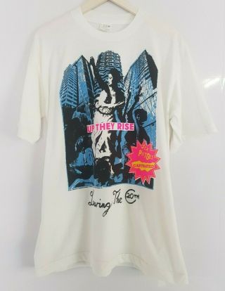 Jamie Reid T - Shirt Sex Pistols Up They Rise 20th White Vintage 1990 Xl Rare 262