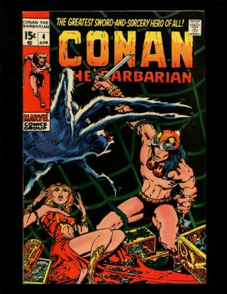 Conan The Barbarian 4 Vf Barry Smith 1st Yag - Kosha Adapts Tower Of The Elephant