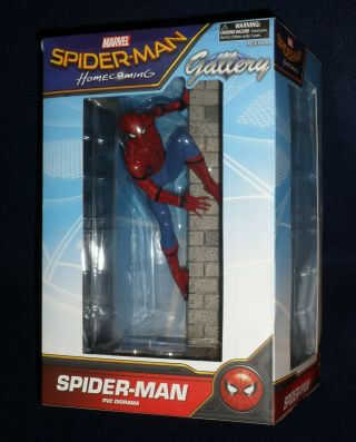 Marvel Gallery Spider - Man: Homecoming Statue Pvc Figure Diorama