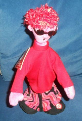 Hallmark Dancing Love Machine Redpink Doll W/sunglasses Plush 12 Inch With Tag