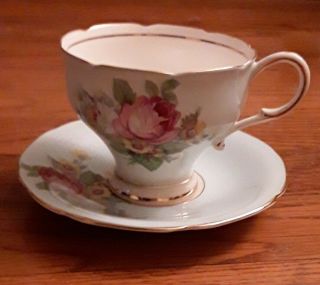 Vintage Paragon Fine Bone China Cup Saucer By Appointment To Queen Mary England
