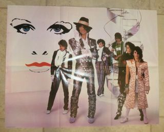 1984 Prince Insert Poster Full Band Wb 22 " X 28 " Purple Rain
