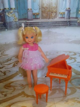 Vintage Tutti Doll With Piano