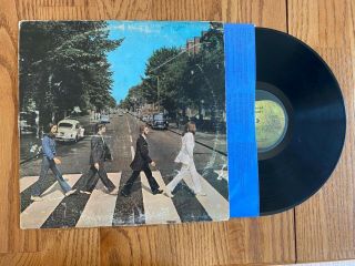 The Beatles Abbey Road Vinyl Vg No Her Majesty 1st Pressing Apple Records Rare