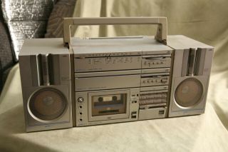 Jvc Pc - 5 Vintage Stereo Tuner Amplifier And Cassette Player Please Read