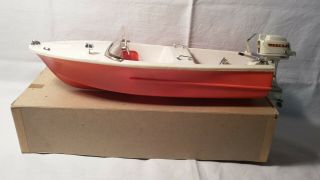 Vintage Fleet Line Outboard Boat 875 Wizard Box