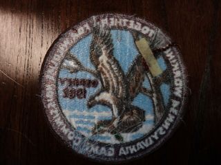 together for wildlife 1982 Osprey Pennsylvania Game Commission Patch 2