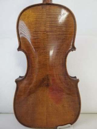 Antique Old Vintage Violin Hopf Stamp 4/4 Size,  Violin